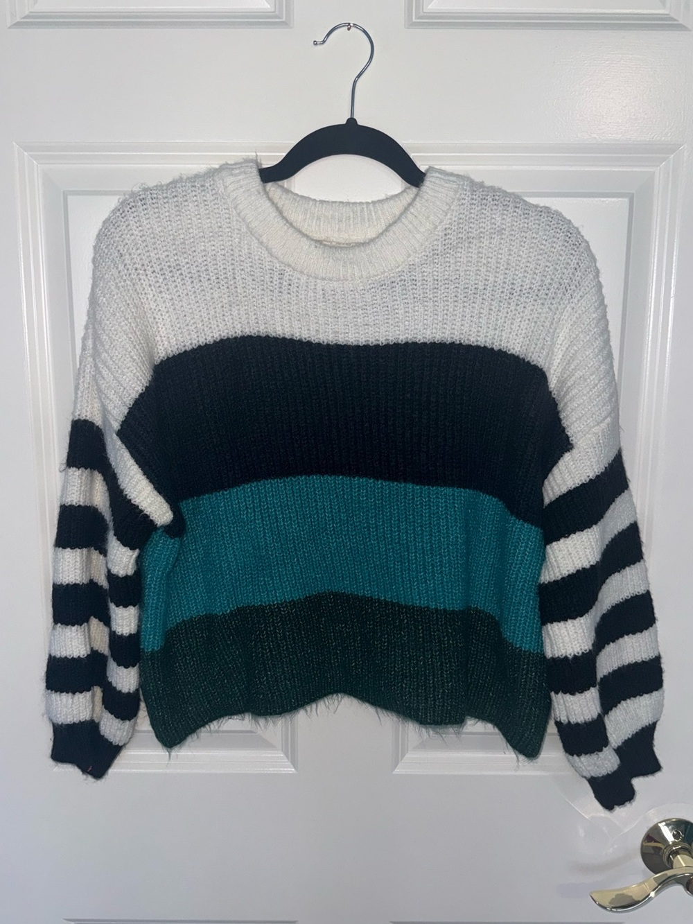 Harper Stripe Crop Sweater